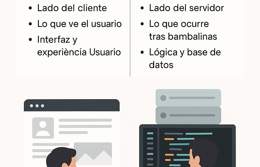 Frontend vs Backend: ¿Qué significan y en qué se diferencian?