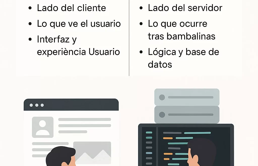 Frontend vs Backend: ¿Qué significan y en qué se diferencian?