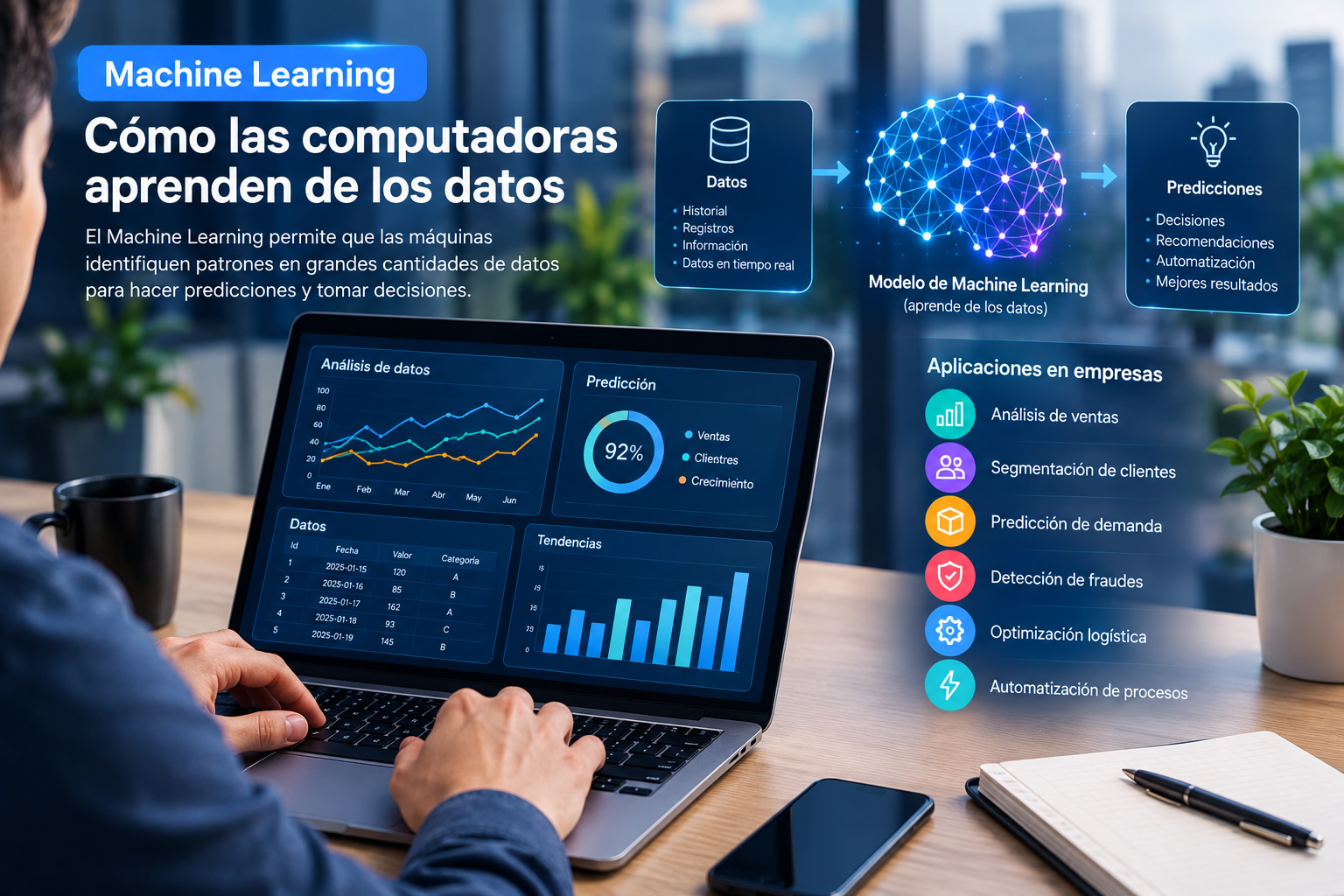 Machine Learning: Cómo las computadoras aprenden de los datos